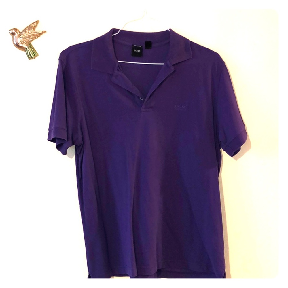 Purple Hugo Boss Shirt